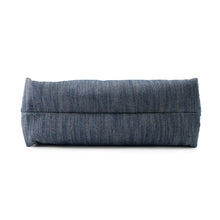 Load image into Gallery viewer, Ferragamo Logo 2-Way Denim Tote Bag Blue Cotton