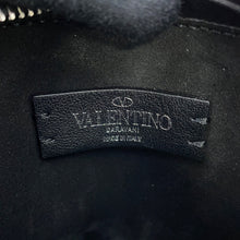 Load image into Gallery viewer, Valentino Garavani Logo Graffiti Shoulder Bag Black/Red Leather