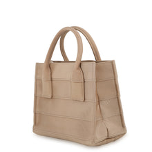 Load image into Gallery viewer, Ferragamo Beach Handbag Beige214988 765805 Canvas Size Small
