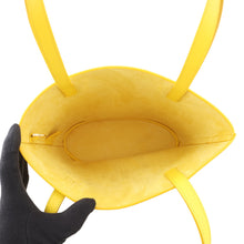 Load image into Gallery viewer, Ferragamo Charming Logo Tote Bag Yellow217533 770685 Leather Size Small