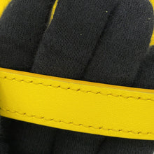 Load image into Gallery viewer, Ferragamo Charming Logo Tote Bag Yellow217533 770685 Leather Size Small
