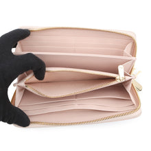 Load image into Gallery viewer, Dior Cannage Lady Dior Round Zip Long Wallet PinkS0007ONMJ_M973 Leather