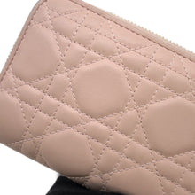 Load image into Gallery viewer, Dior Cannage Lady Dior Round Zip Long Wallet PinkS0007ONMJ_M973 Leather
