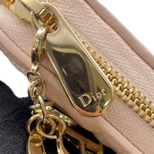 Load image into Gallery viewer, Dior Cannage Lady Dior Round Zip Long Wallet PinkS0007ONMJ_M973 Leather