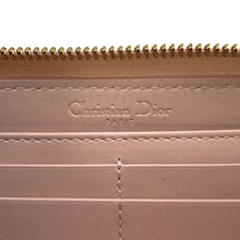 Load image into Gallery viewer, Dior Cannage Lady Dior Round Zip Long Wallet PinkS0007ONMJ_M973 Leather