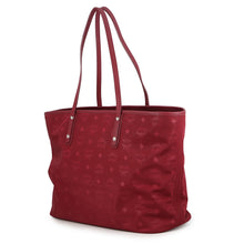 将图像加载到图库查看器中,MCM Visetos Studded Tote Bag BordeauxMWP7ADT63RY001 Nylon Leather