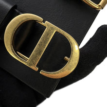 Load image into Gallery viewer, Dior Belt Size 70 Black/Yellow Leather