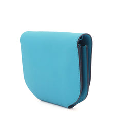 Load image into Gallery viewer, HERMES Mini Convoyeur Turquoise Swift Leather