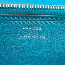 Load image into Gallery viewer, HERMES Mini Convoyeur Turquoise Swift Leather