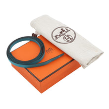 Load image into Gallery viewer, HERMES Mini Convoyeur Turquoise Swift Leather