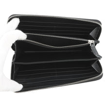 Load image into Gallery viewer, PRADA Zip Around Long Wallet Black2ML317 BrushedLeather