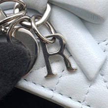 将图像加载到图库查看器中,Dior cannage compact wallet Light BlueS2608PUQA Leather