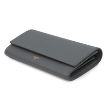 Load image into Gallery viewer, CELINE Large flap wallet Medium Gray10B563BEL Leather