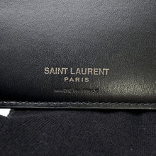 将图像加载到图库查看器中,SAINT LAURENT PARIS Cassandra Bi-fold Wallet Black Leather