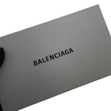 Load image into Gallery viewer, BALENCIAGA Cash Card Case with Key Ring Black/White594548 Leather
