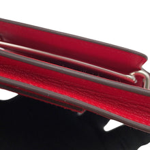 将图像加载到图库查看器中,HERMES Roulis Ruri Slim Rouge Coeur Chevre Myzore Goatskin
