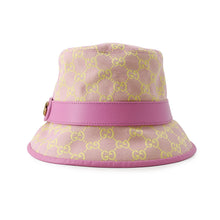 Load image into Gallery viewer, GUCCI Bucket hat Size S/57㎝ Pink/Yellow748476 Cotton70% Polyester30%