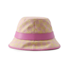 Load image into Gallery viewer, GUCCI Bucket hat Size S/57㎝ Pink/Yellow748476 Cotton70% Polyester30%
