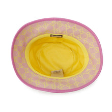 Load image into Gallery viewer, GUCCI Bucket hat Size S/57㎝ Pink/Yellow748476 Cotton70% Polyester30%