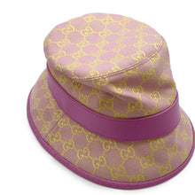 Load image into Gallery viewer, GUCCI Bucket hat Size S/57㎝ Pink/Yellow748476 Cotton70% Polyester30%