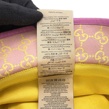 Load image into Gallery viewer, GUCCI Bucket hat Size S/57㎝ Pink/Yellow748476 Cotton70% Polyester30%