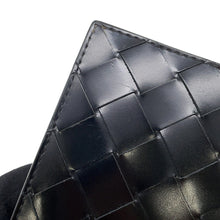 Load image into Gallery viewer, Bottega Veneta INTRECCIATO Bi-fold Long Wallet Black Leather