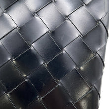 Load image into Gallery viewer, Bottega Veneta INTRECCIATO Bi-fold Long Wallet Black Leather