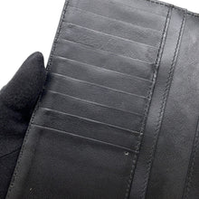 Load image into Gallery viewer, Bottega Veneta INTRECCIATO Bi-fold Long Wallet Black Leather