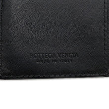 Load image into Gallery viewer, Bottega Veneta INTRECCIATO Bi-fold Long Wallet Black Leather