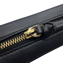 Load image into Gallery viewer, JIMMY CHOO Varenne Shoulder Bag Black Leather