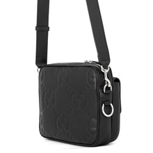 Load image into Gallery viewer, GUCCI Jumbo GG Small Cross Body Bag Black794088 Leather