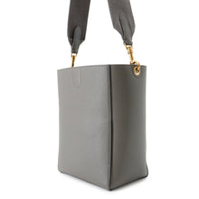 将图像加载到图库查看器中,CELINE Sangle Bucket Shoulder Bag Gray189303 Leather Size Small