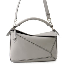 Load image into Gallery viewer, LOEWE Puzzle bag Gray322.30.S21 Leather Size Small
