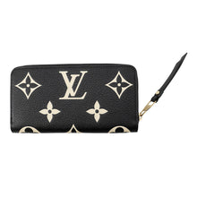 Load image into Gallery viewer, LOUIS VUITTON Zippy Wallet Noir/BeigeM80481 Bicolor Monogram Empreinte Leather