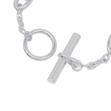 将图像加载到图库查看器中,HERMES Chaine d'Ancre Farandole Bracelet Size XS SV925
