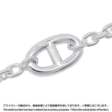 将图像加载到图库查看器中,HERMES Chaine d'Ancre Farandole Bracelet Size XS SV925