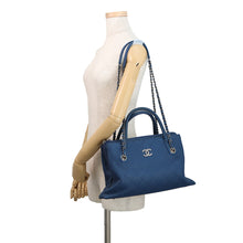 将图像加载到图库查看器中,CHANEL Wild Stitch 2WAY ChainShoulder BlueA94850 Caviar Leather
