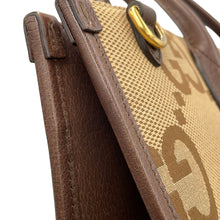 Load image into Gallery viewer, GUCCI Jumbo GG 2WAY Tote Bag Beige/Brown678839 Canvas Leather