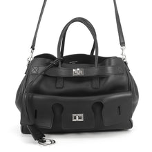 Load image into Gallery viewer, BALENCIAGA Bel Air Carryall Black812545 Leather Size Medium