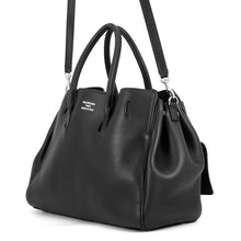 Load image into Gallery viewer, BALENCIAGA Bel Air Carryall Black812545 Leather Size Medium