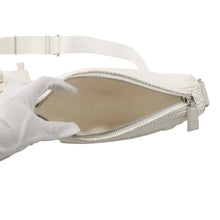 Load image into Gallery viewer, PRADA Triangle Shoulder Bag White1BH190 Raffia