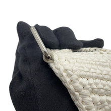 Load image into Gallery viewer, PRADA Triangle Shoulder Bag White1BH190 Raffia