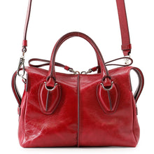 将图像加载到图库查看器中,TOD’S D-Styling 2-Way Handbag Red Leather