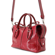 将图像加载到图库查看器中,TOD’S D-Styling 2-Way Handbag Red Leather
