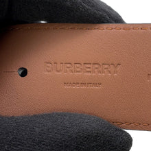 Load image into Gallery viewer, BURBERRY TB Logo Belt Size S Black8046538 Leather