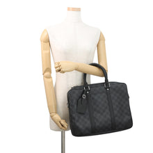 Load image into Gallery viewer, LOUIS VUITTON Port Documan Voyajaj NoirN40445 Damier Graphite