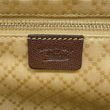 将图像加载到图库查看器中,GUCCI Jackie Slim 2WAY Bag Brown863137 GG Canvas Leather Size Medium