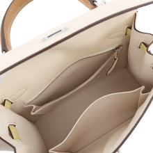 Load image into Gallery viewer, HERMES Kelly Sellier tricolor Nata / Jaune Poussin / Sesame Epsom Size 25