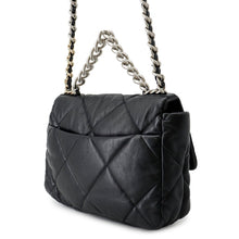 将图像加载到图库查看器中,CHANEL CHANEL 19 Dixneuf Matelasse Shoulder BlackAS1160 Lambskin Size Large