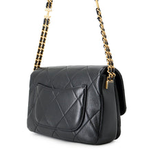 Load image into Gallery viewer, CHANEL Matelasse Mini Flap ChainShoulder Bag BlackAS4862 B16572 Lambskin